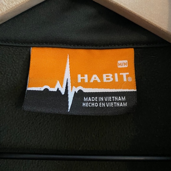 Habitat Realtree Hunting Quarter Zip Forest Green Performance Jacket MEDIUM - Picture 5 of 8